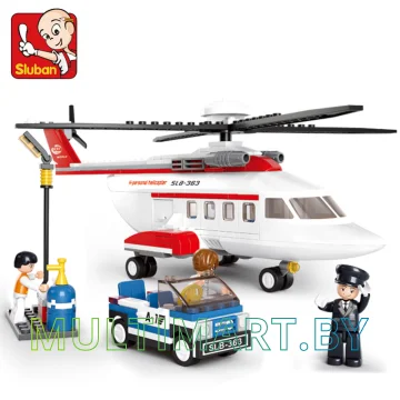 Конструктор Sluban M38-B0363 Частный вертолет (259 деталей) картинка 5
